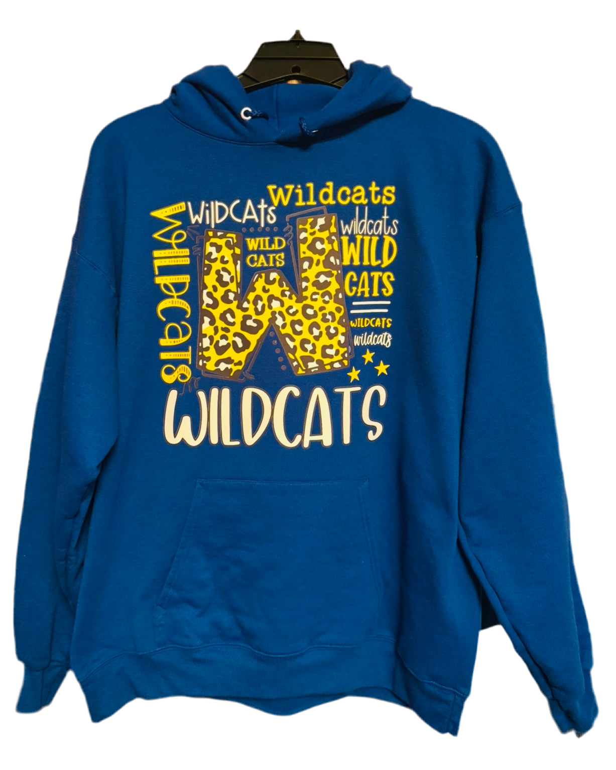Wildcats on royal hood