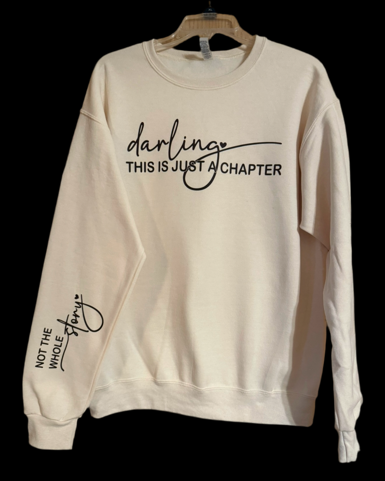 This is Just a Chapter crewneck sweatshirt