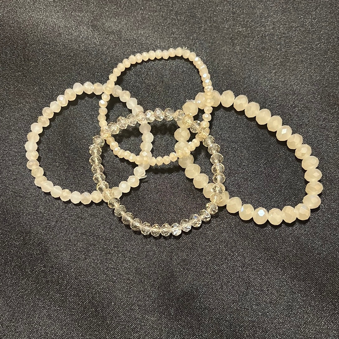 Cream bead stack