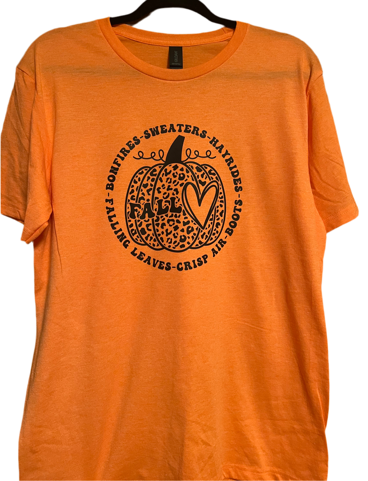 Leopard Pumpkin Fall tee