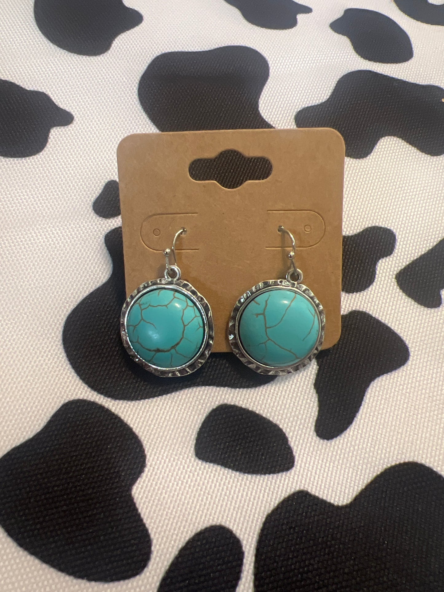 Turquoise stone earrings