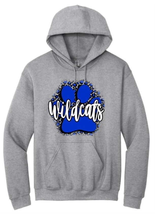 Wildcats Paw Print Hoodie