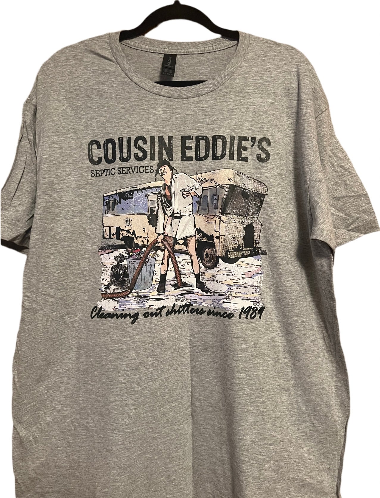 Cousin Eddie screen print tee