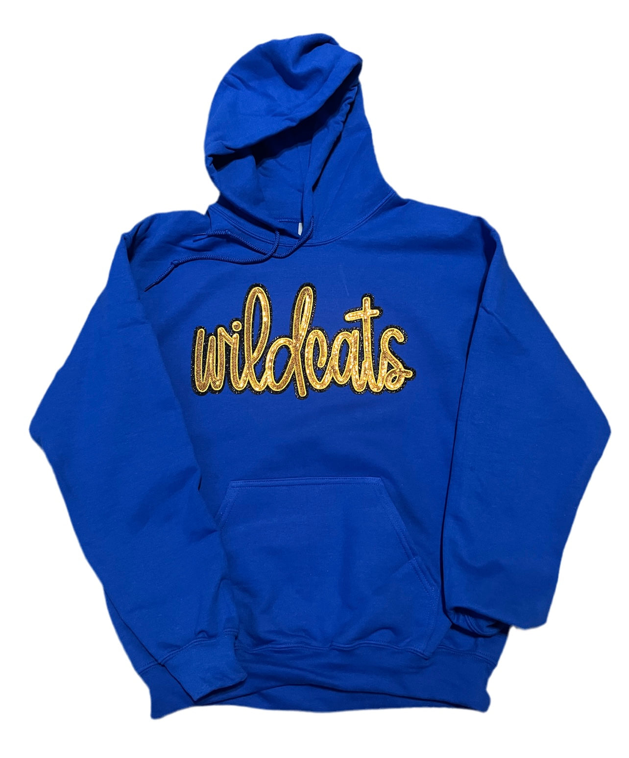 Wildcats Hood with sequin embroidered patch 2XL - 5XL