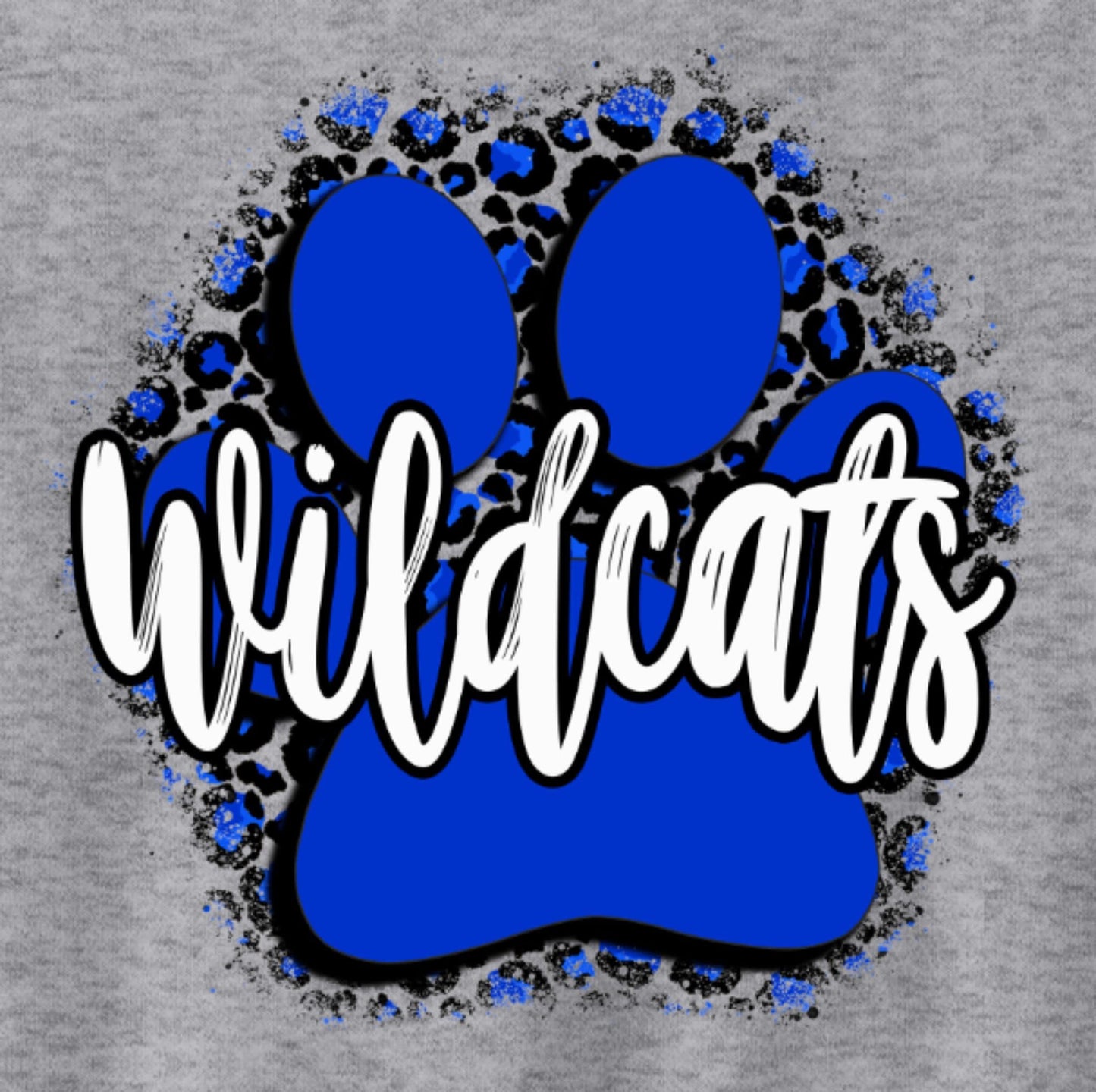 Wildcats Paw Print Crewneck Sweatshirt